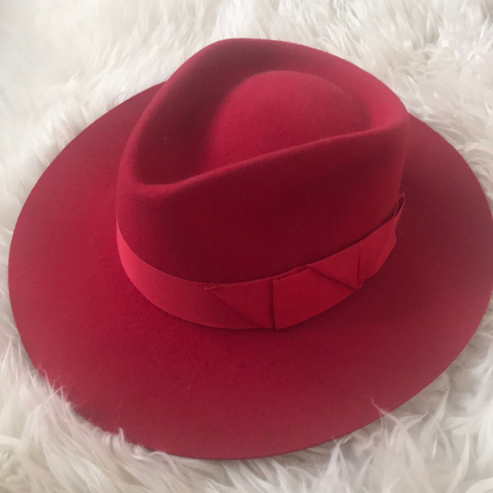 Gorgeous Gladys Tamez Red Fedora